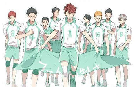 Shigeru Yahaba Jersey Number 6 Aoba Johsai Haikyuu Jersey Team