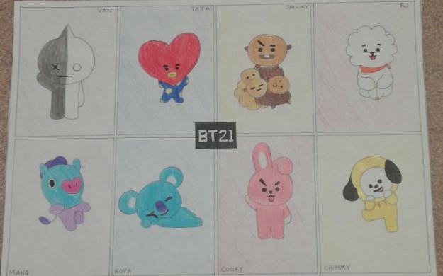 BT21 | Anime Drawing Group-