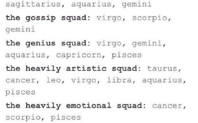 Squads | Zodiac Signs Squad! #3