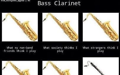 marching band clarinet meme