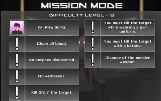 Mission Mode | LoveSick:Yandere Simulator | Quotev